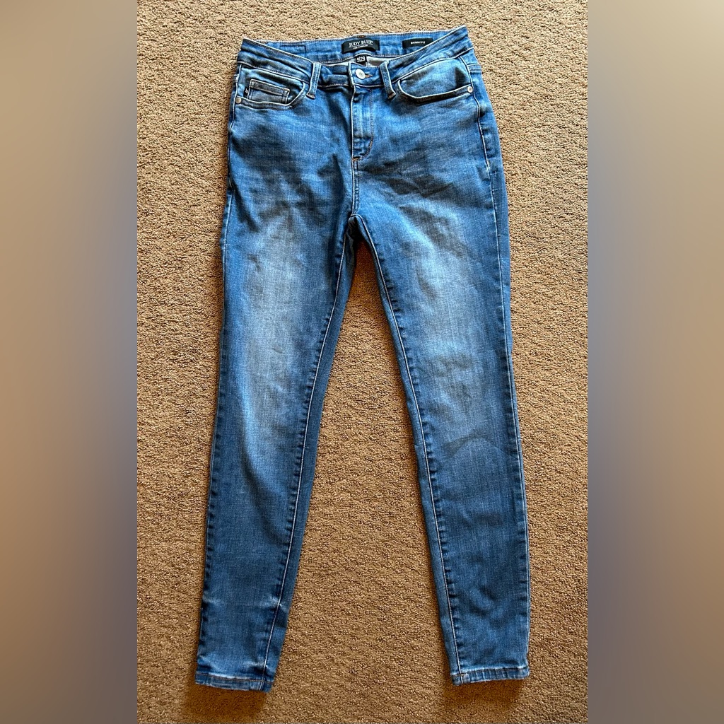 Judy Blue Skinny Fit Jeans Womens Size 9/29 Blue Wash Denim